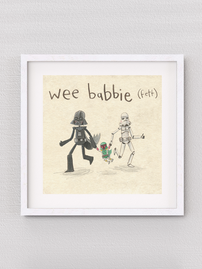 'Wee Babbie (Fett)' Print