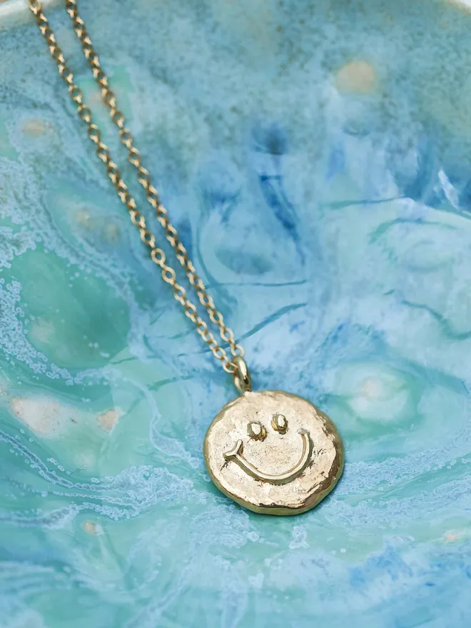 Smiley face necklace