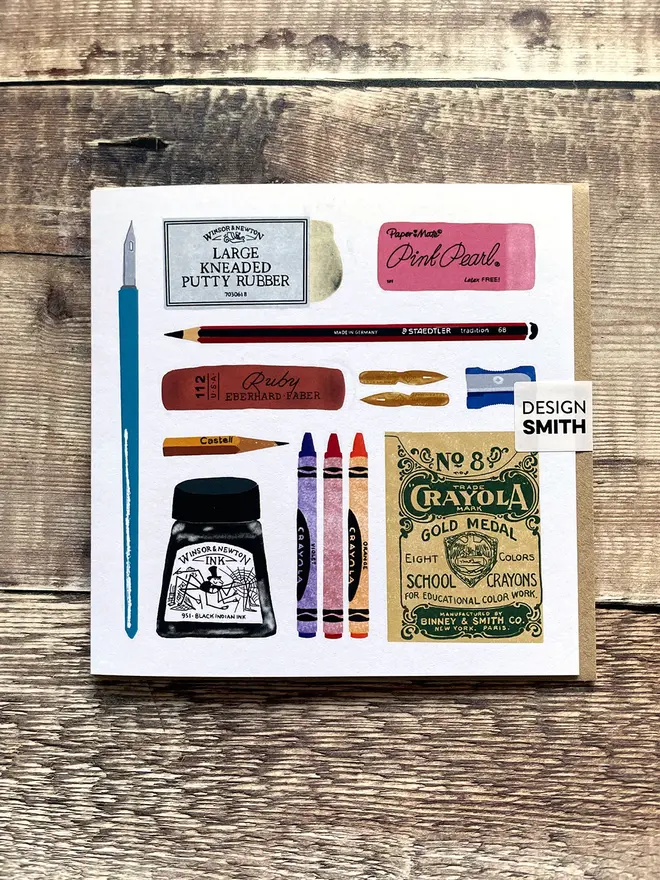 Art Collection Blank Greetings Card