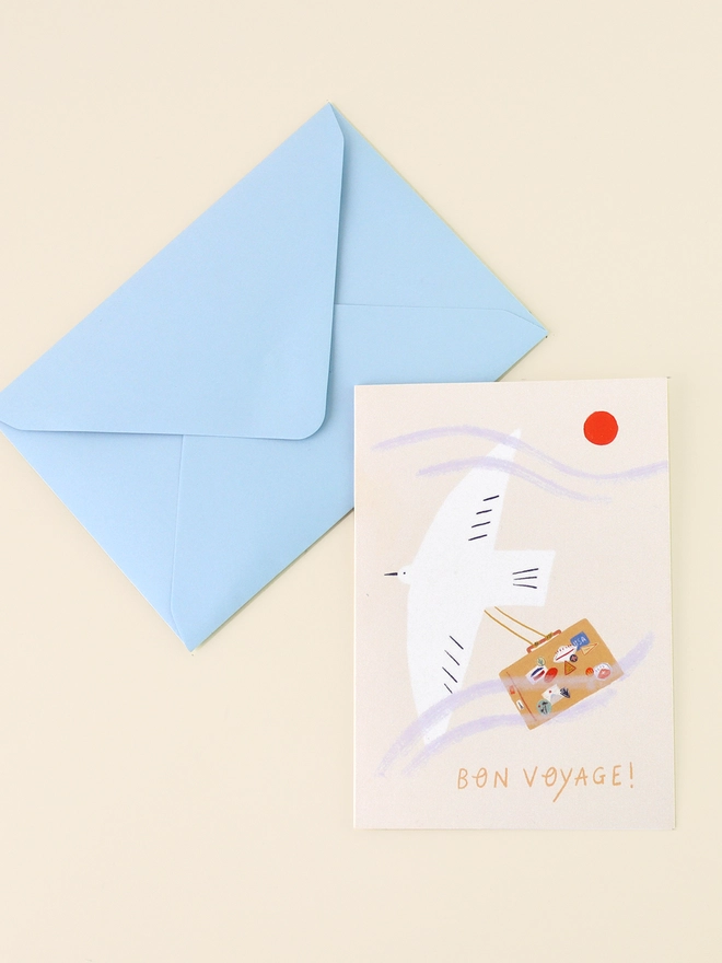 'Bon Voyage' Goodbye Card