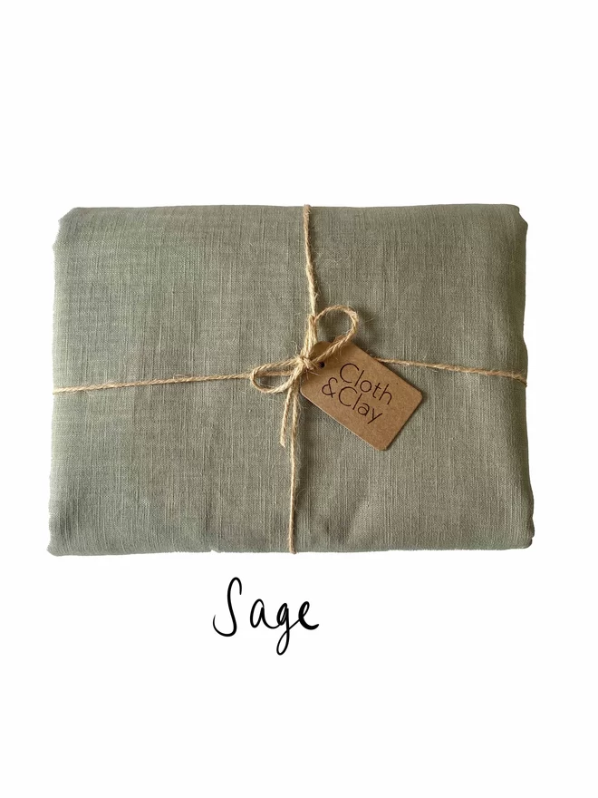 Sage tablecloth