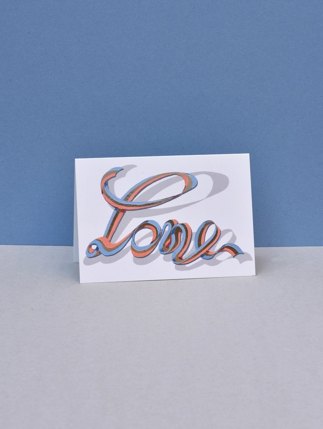 LOVE RIBBON CARD