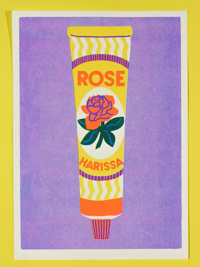 Harissa Risograph Print