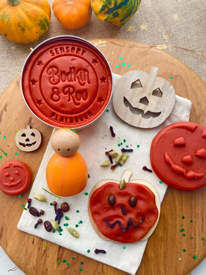 Pumpkin Inspired Playdough Kit
