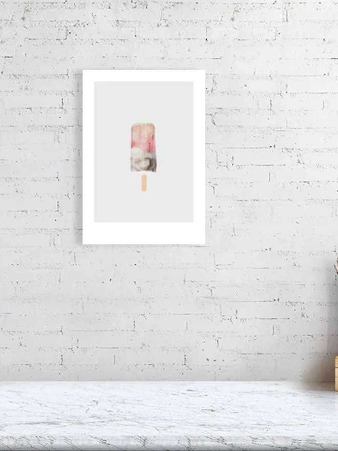 Fifty Pound Note Ice Lolly Giclée Print
