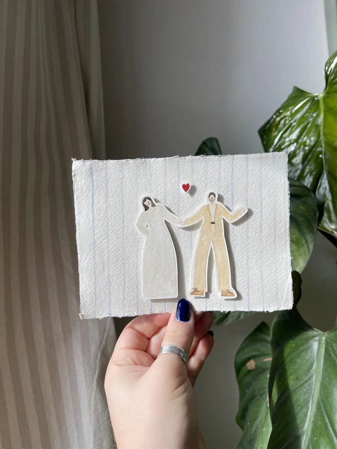 Custom Made Couples Portrait 