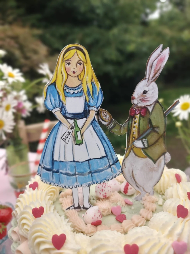Snow white cake toppers