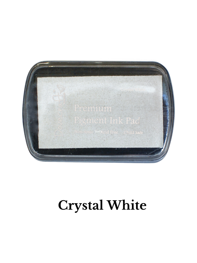 crystal white ink pad