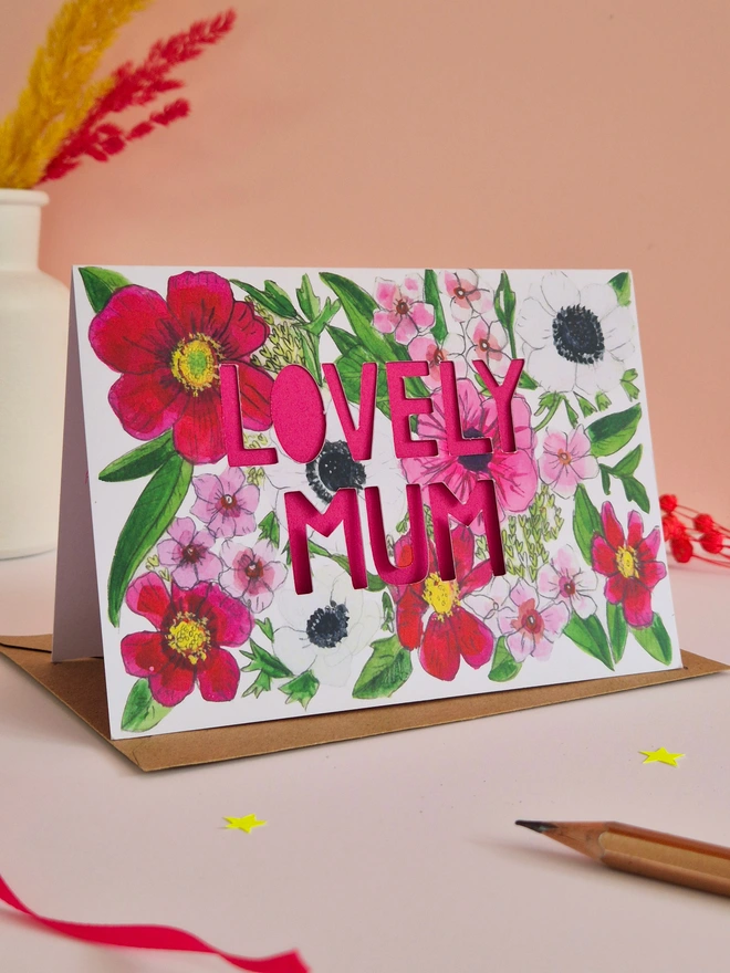 lovely mum card