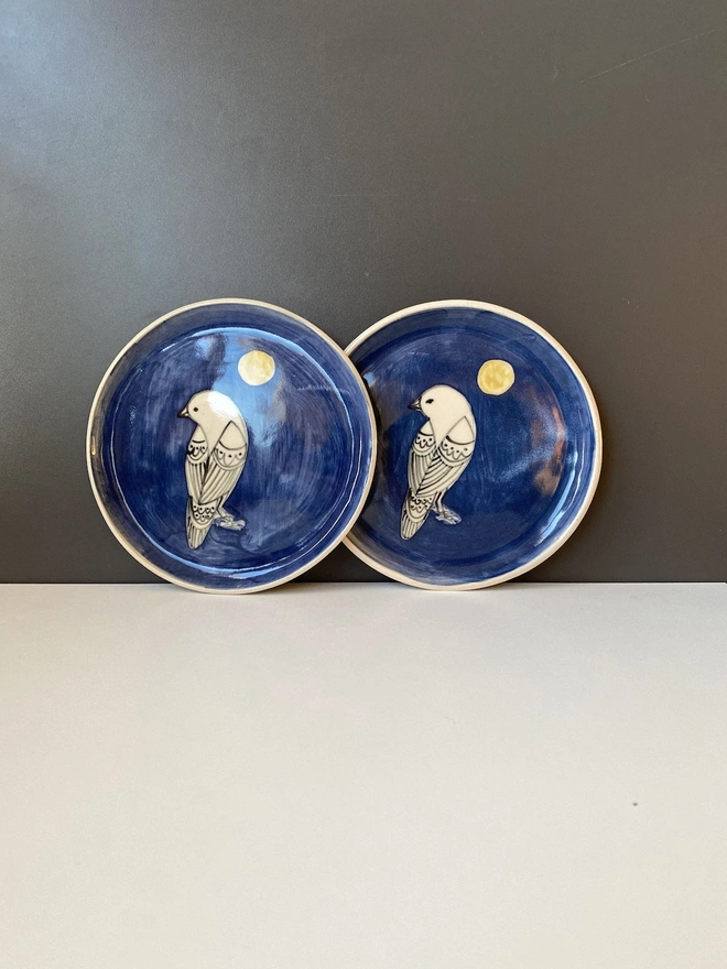 Handmade Ceramic Bird Dish