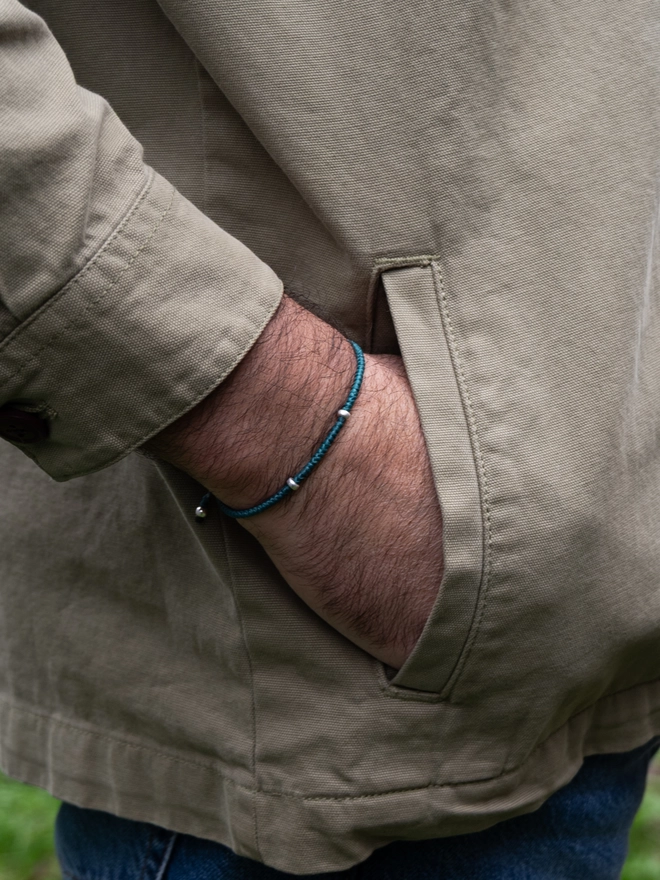 men rope bracelet