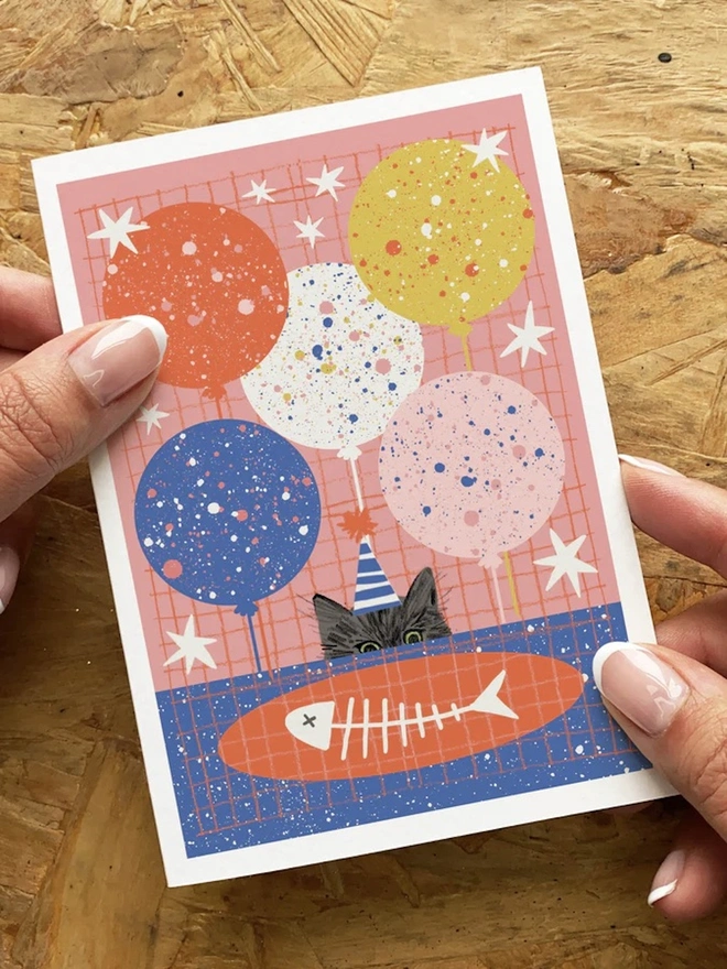 Birthday Cat Card
