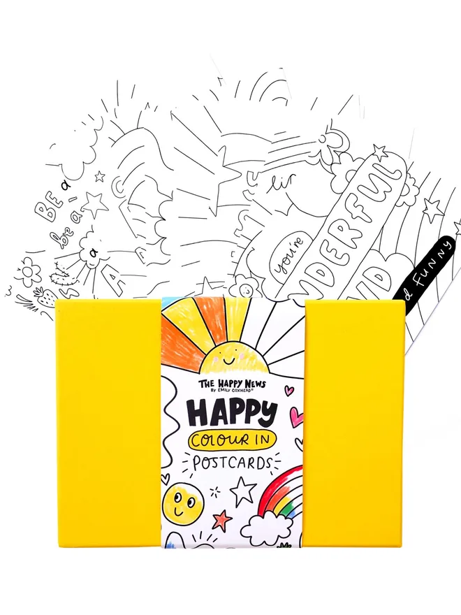 Colour-in Postcards (Pack Of 10)