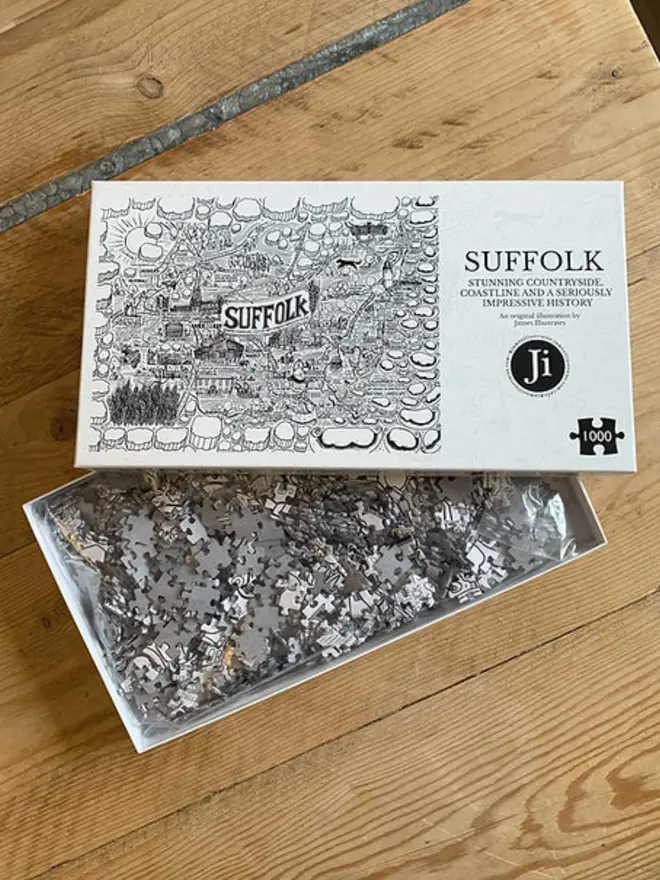 Suffolk Jigsaw Puzzle - 1000 Pieces Open Box
