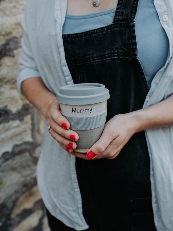 mummy travel mug