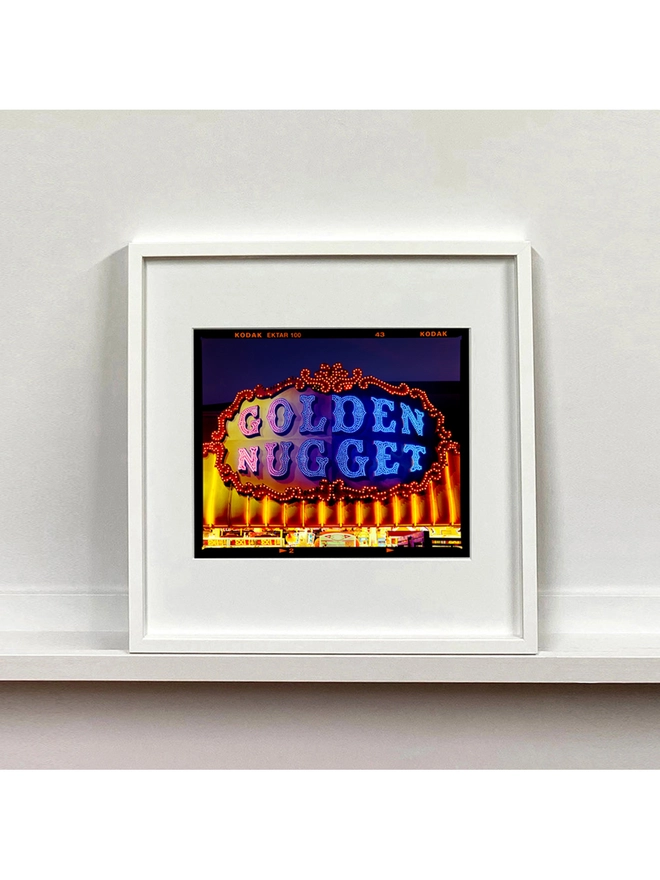 Golden Nugget square white frame Richard Heeps