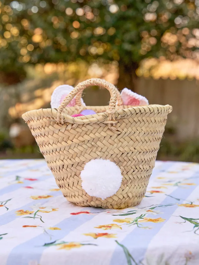 Cottontail Bunny Kids Basket Bag