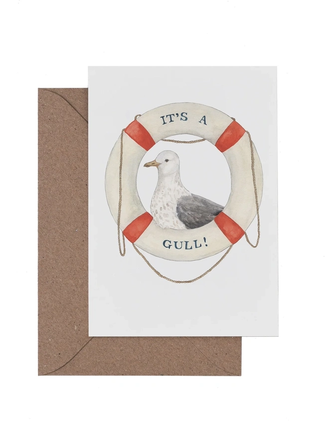 'It's a Gull!' Card