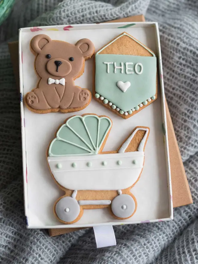 Welcome Baby Biscuit Gift Set