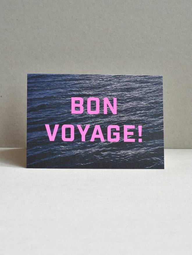 Bon Voyage card