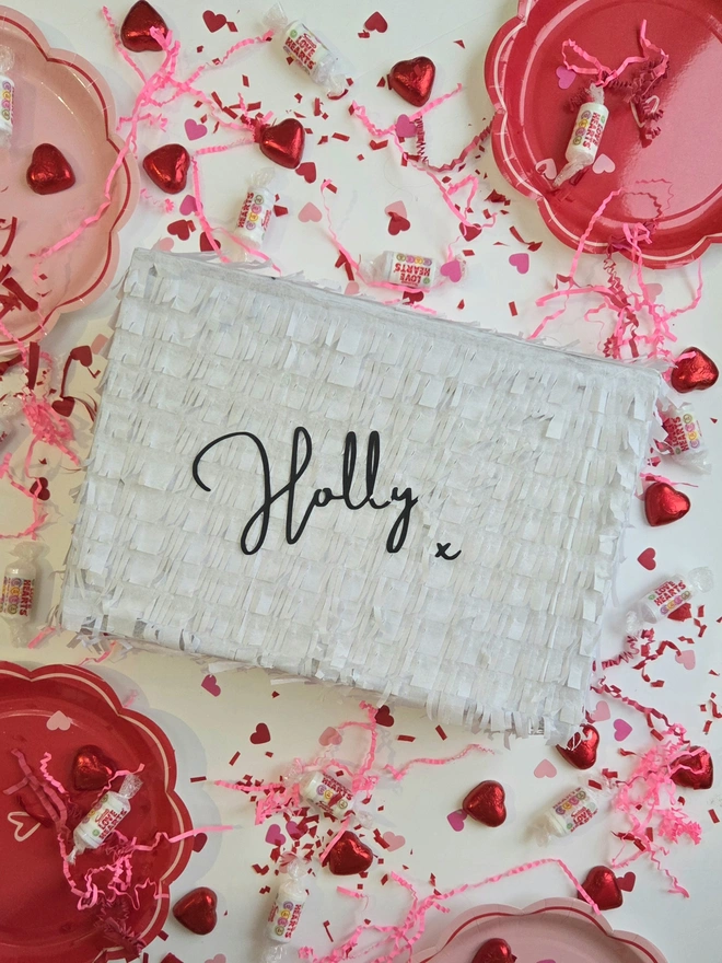 Personalised love letter pinata