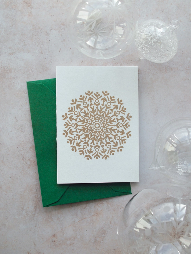 Christmas Snowflake Mini Card