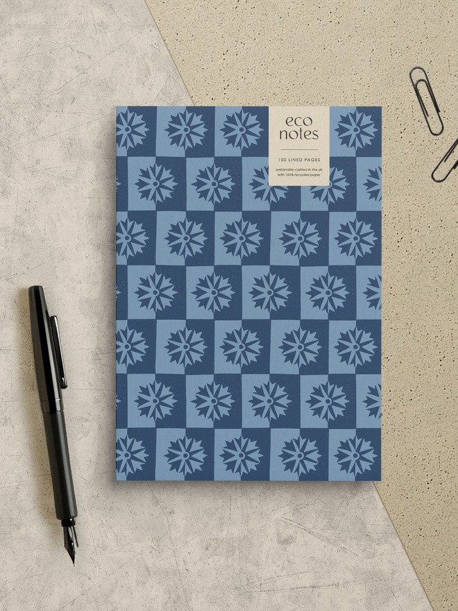 Cornflower notebook