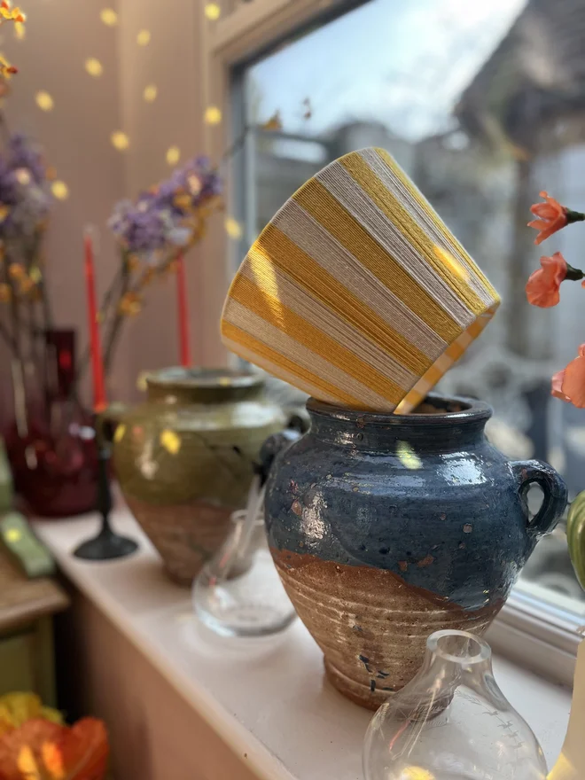 Daffodil The Yellow Stripe String Lampshade