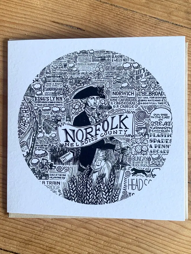 Norfolk greetings card