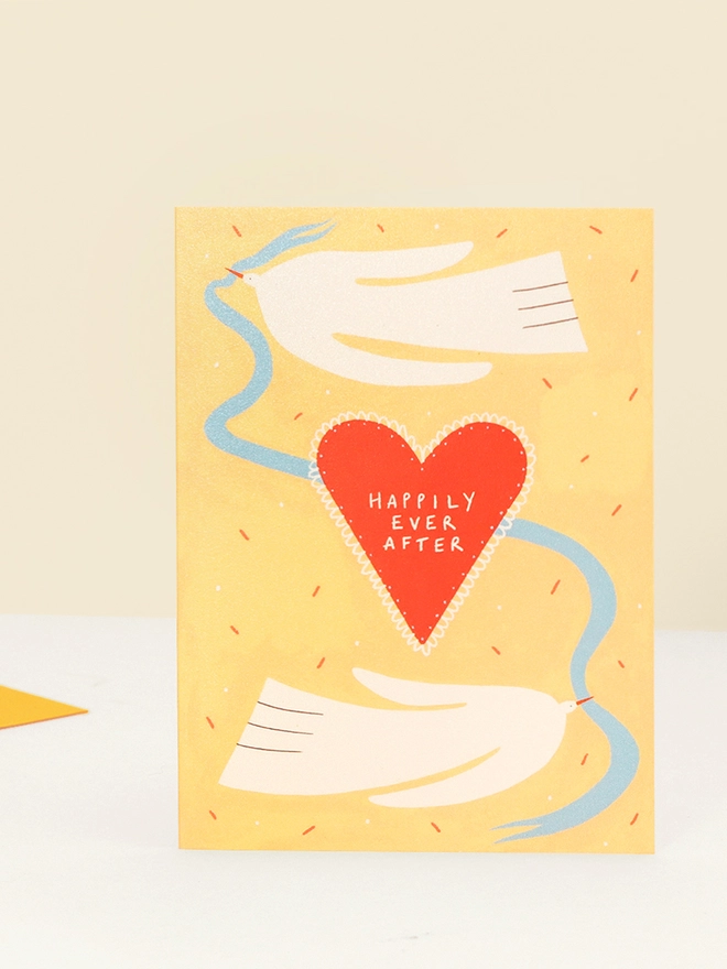 'Happily Ever After' Wedding Card