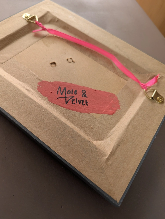 mole and velvet signed art