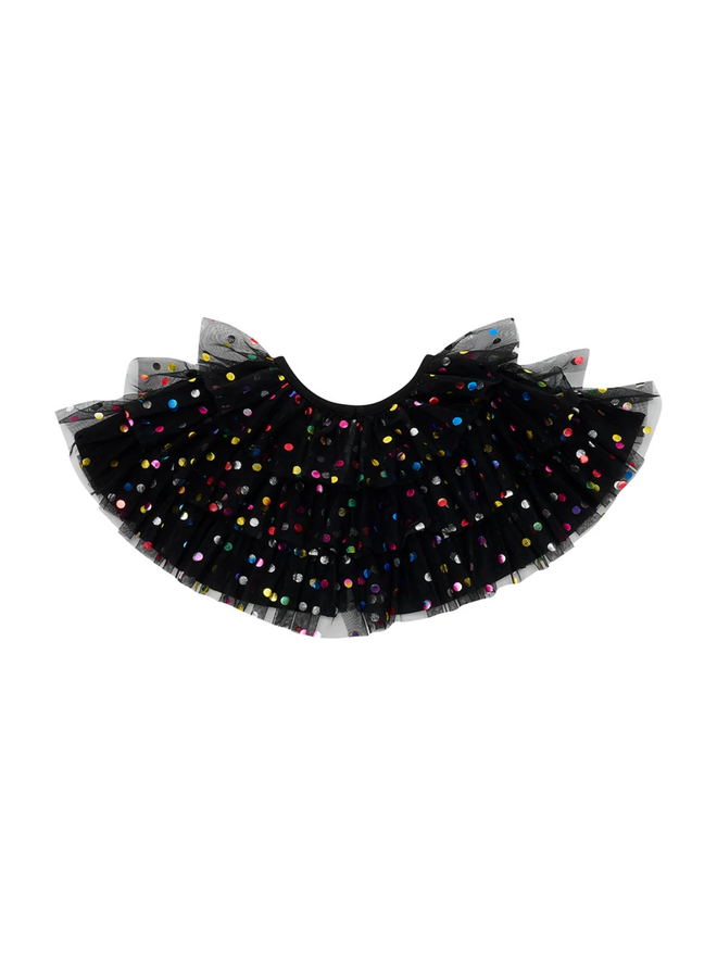 black kids' spot cape