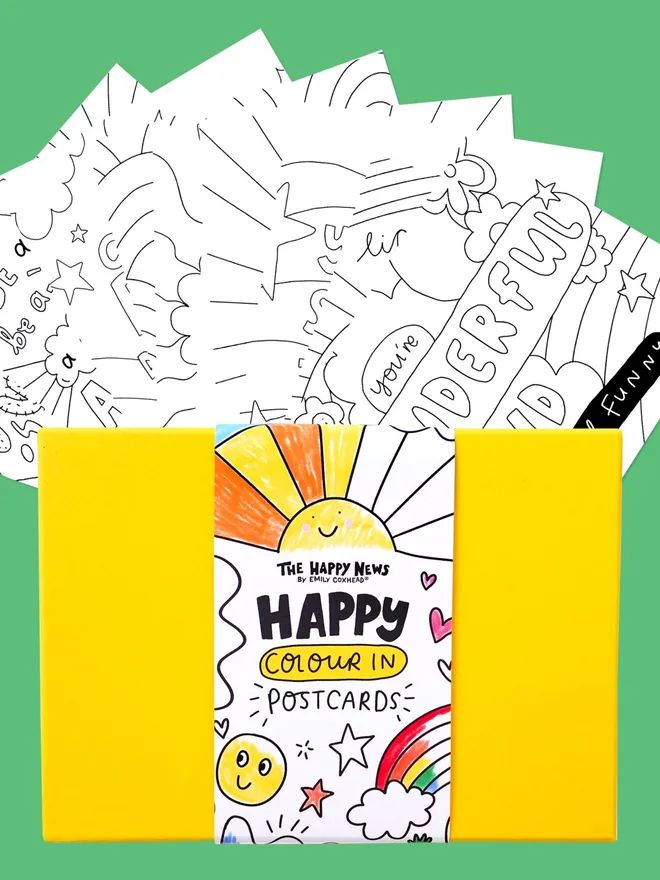 Colour-in Postcards (Pack Of 10)