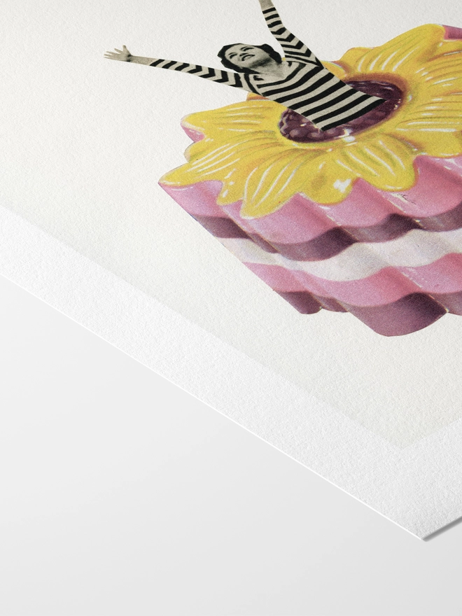 Blancmange Surprise Food Print
