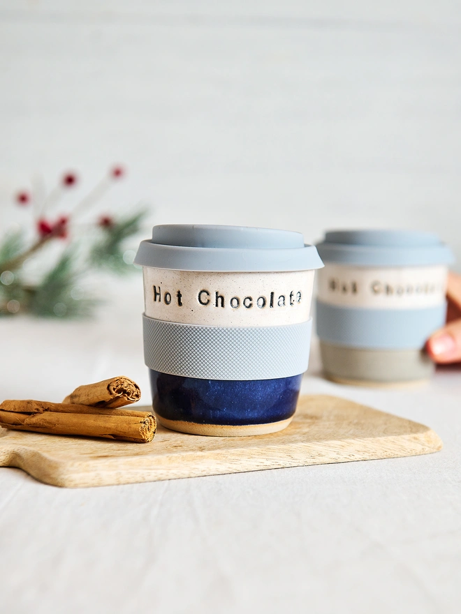 personalised hot chocolate ceramic mug