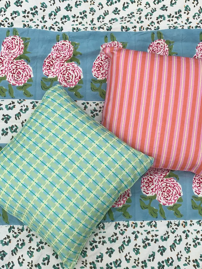 Stripe And Tart Cushions