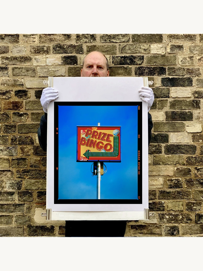 Prize Bingo Richard Heeps colour print 