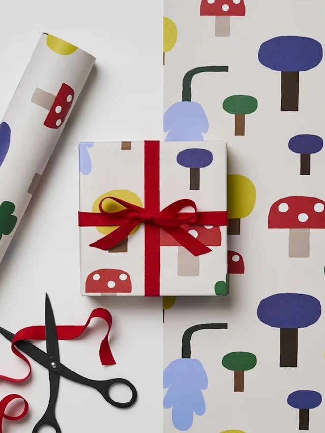 Ayesha Pearce Enchanted Mushroom Gift Wrapping Paper