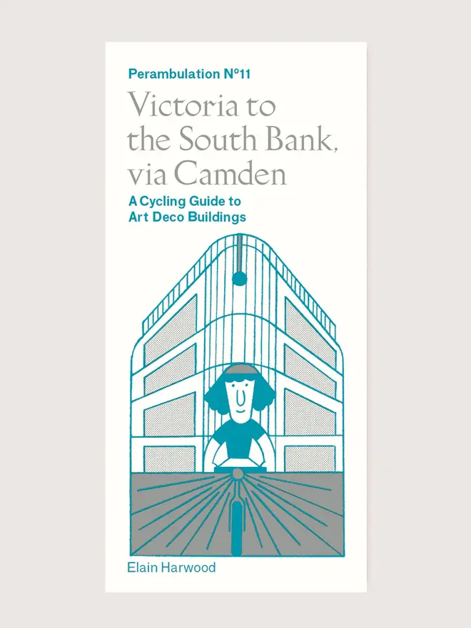 victoria to south bank via camden london cycling guide. a paper cycling map of central london.