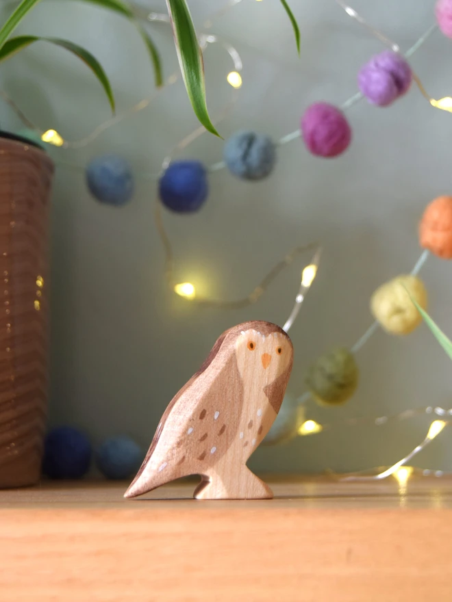  Wooden Little Owl Toy 