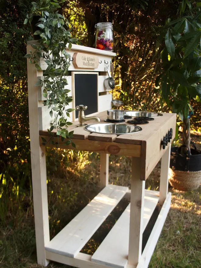 Personalised Wooden Outdoors Kids Kitchen 
