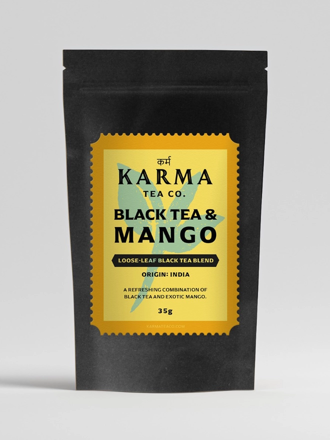 black tea mango