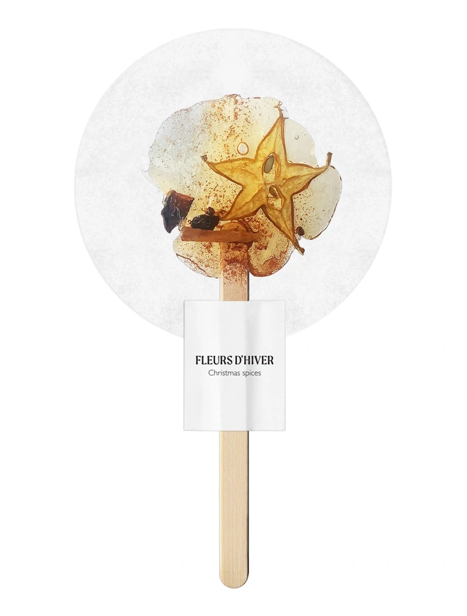 Fleurs-d-hiver-Christmas-Spices on a stick