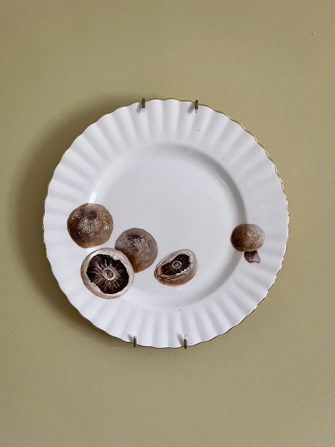 mushroom painting