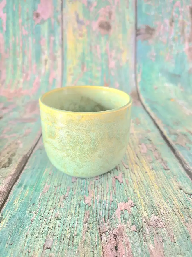 Ceramic Tumblers, cups, coffee cups, tea cup, Jenny Hopps Pottery, Aqua Turquoise