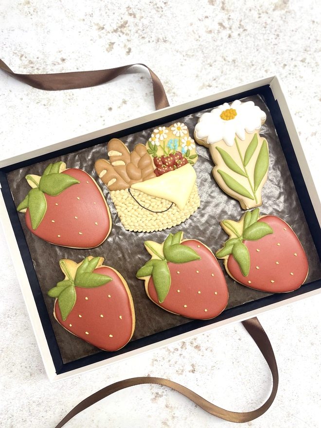 summer picnic biscuits gift box