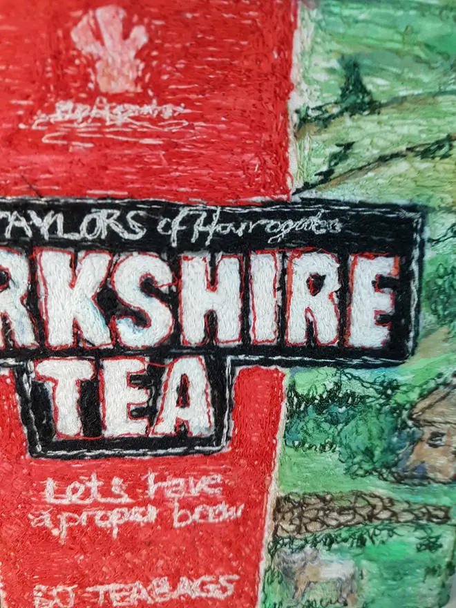 Food Illustration Free Embroidery Wall Art