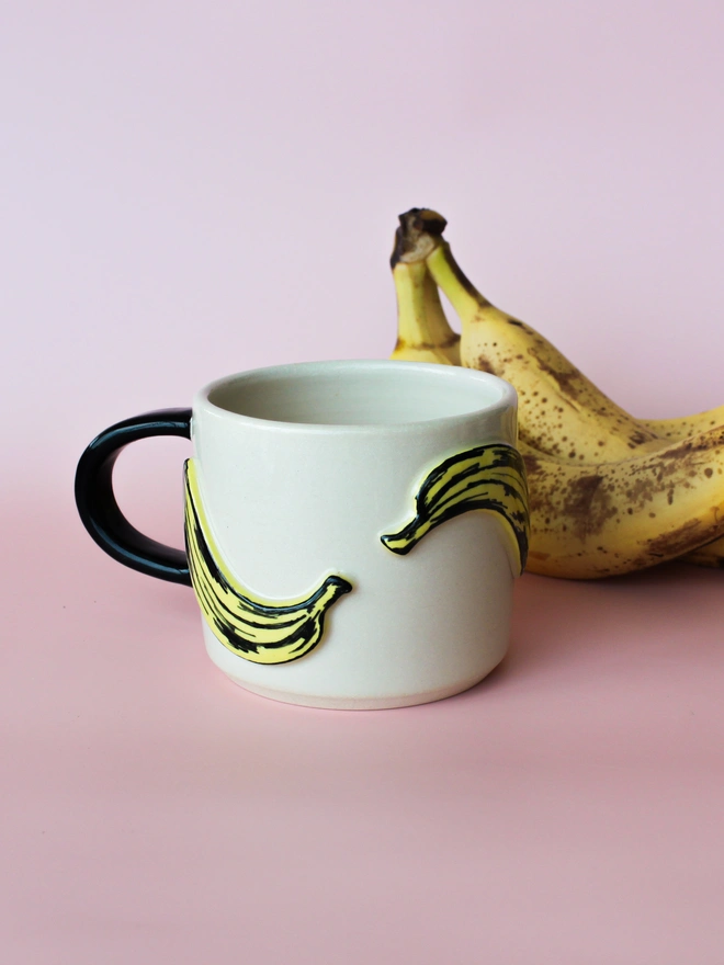 Handmade Ceramic Banana Mug 
