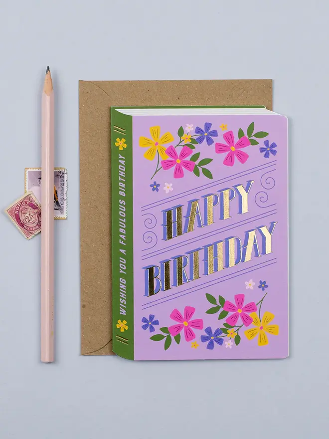 Birthday Book Card
