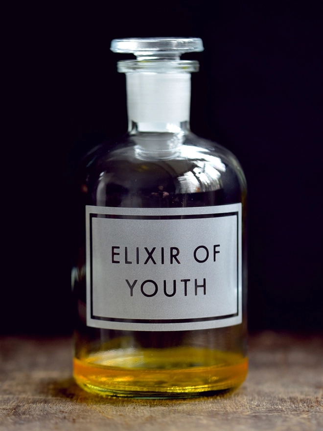 Elixir Of Youth Apothecary Bottle Decanter